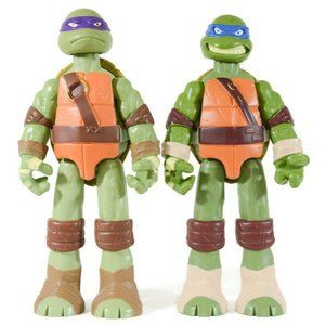 Teenage Mutant Ninja Turtle Leonardo & Donatello 2016 Playmates 11'' Figures Toy